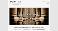 Desktop Screenshot of dhill-law.com